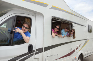 RV Insurance - family in RV