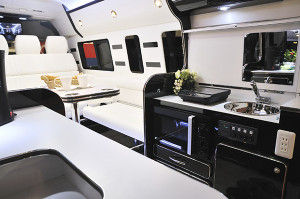 Cheap RV Insurance - interior of luxury RV