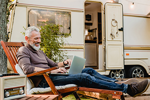 rv travel - working remotely