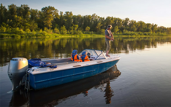 boat in the lake