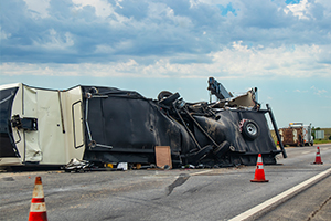 rv overturned on highway