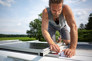 fixing solar panels