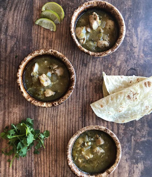 Chile Verde and Tortillas