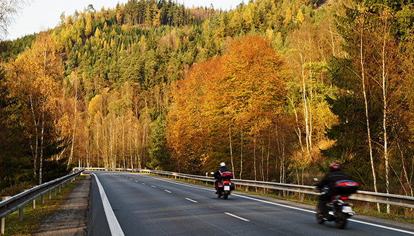 Top 9 Motorcycle Rides with the Best Fall Foliage