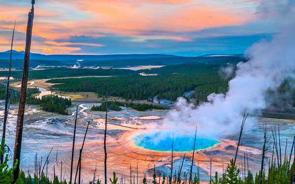 Image of Yellowstone National Park spring