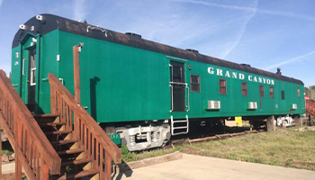 Haunted train in Canyon motel and RV park