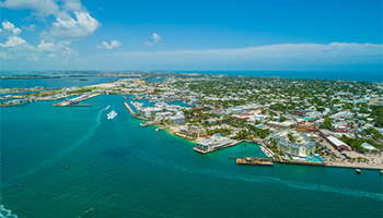 A view of Key West, a popular snowbird destination for RVers